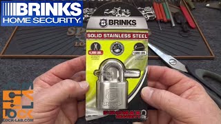 997 Brinks 50mm Stainless Steel Padlock 66240811 [upl. by Ahsaei514]