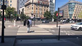 Paris France 🇫🇷  Walking Tour  Porte de Clichy  Tribunal de Paris [upl. by Meelas]