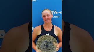 2024 Bobby Curtis Girls 16s Champion  Sophia Osipova tennis floridatennis juniortennis [upl. by Anilrats]