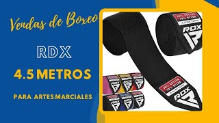 Vendas de boxeo RDX 45 metros negras 👊 y más colores para artes marciales 🔥 entrena duro boxeo [upl. by Kayle]