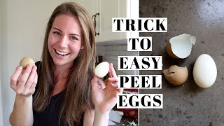 HOW TO BOIL EGGS SO THEY PEEL EASILY  We Tested All The Tricks  NO ICE BATH REQUIRED [upl. by Relyt552]