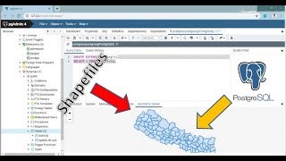 import and export shapefiles in database [upl. by Ellehcear313]