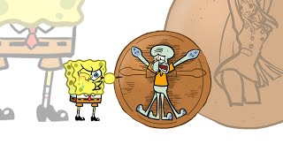 SPONGEBOB DALGONA SQUID GAME CHALLENGE [upl. by Kisor281]