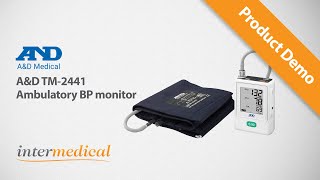 AampD TM2440  TM2441 Ambulatory Blood Pressure Monitor Demonstration Video [upl. by Rosene473]