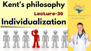 Kents philosophy Lecture 30  Individualization in Homoeopathy  Individualization by Kent [upl. by Leahkim]