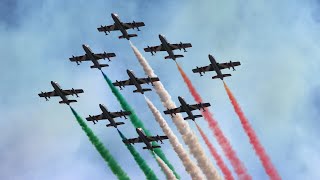 Frecce Tricolori Flyover  Los Angeles  North American Tour 2024 [upl. by Petie]