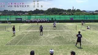 17 石川インカレ ソフトテニス 対抗戦 男子 準決勝 2 1次戦 3 [upl. by Iba]