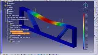 CATIA V5 Static Analysis Engineering Optimizer [upl. by Sadirah]