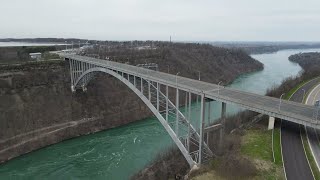 US 🇺🇸Canada 🇨🇦 International Border Crossing via  I190 Northbound Lewiston NY [upl. by Eudoca]