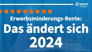 Neues Gesetz Das ändert sich JETZT für EMRentner  Erwerbsminderungsrentner Änderungen 2024 [upl. by Thornie]