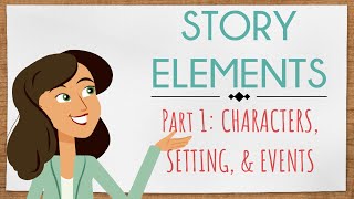 Story Elements Part 1 Characters Setting and Events  English For Kids  Mind Blooming [upl. by Sayres]