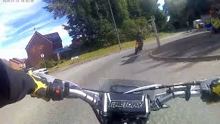 KURZ 125 2022 PIT BIKE ROAD LEGAL RIVINGTON BARN RIDE HOME PART 2 pitbikedirtbike bikelife [upl. by Hui]