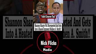 Shannon Sharpe Felt Disrespected And Gets Into A Heated Argument With Stephen A Smithshorts [upl. by Merilyn6]