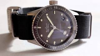 A Week On The Wrist The Blancpain Fifty Fathoms Bathyscaphe [upl. by Aramenta357]