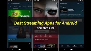 5 Best Streaming Apps for Android  Selected List [upl. by Alywt]