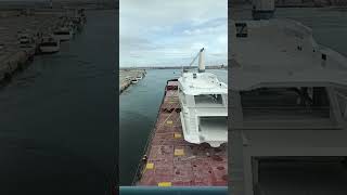 DEPARTURE SDS RED ARBATAX PORTO MANISA OGLIASTRA SARDEGNA PISU SEALIFE SHIPPING SHIP [upl. by Kordula]