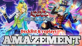 AMAZEMENT DECK PURE GREAT TRAPS FOR EVRYTHING IN RANKED DUEL YuGiOhDuel Links [upl. by Aurelius]