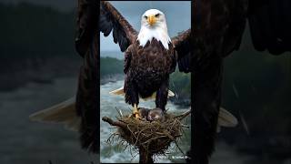 Guardian of the Storm A Bald Eagle shorts animal video [upl. by Guthrey142]