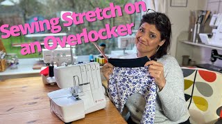 My Top Tips for Sewing Stretch on an Overlocker AbisDen SewwithAbi [upl. by Wilber]