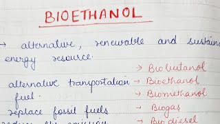 Biofuel Bio Ethanol [upl. by Eirrehc405]