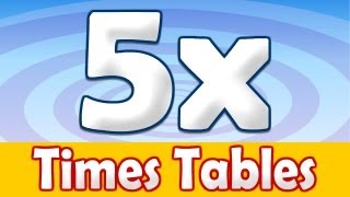 5 x Times Table Math Song [upl. by Fortuna]