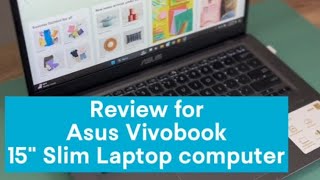 Asus VivoBook 2023 15quot Slim Laptop [upl. by Farver]