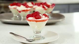 Keto Mascarpone Mousse with Roasted Strawberries [upl. by Odnam373]