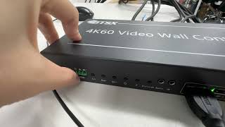 BITVWC206MV 2 in 6 out 4K60 video processorvideo wall controller [upl. by Tedman35]