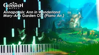 Anns Quiescent Residence MaryAnn Garden OST Genshin Impact Piano Arrangement [upl. by Sato]