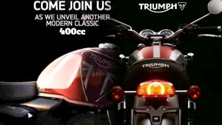 Finally Triumph New 400cc Bike Launch 17th September 2024 Teaser Launched💥Launch Date amp All Details [upl. by Oikim]