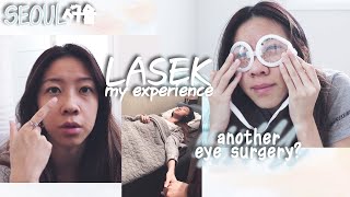 Seoul vlog  My LASEK Eye Surgery amp Recovery Experience 😎🤓 [upl. by Llertnod941]