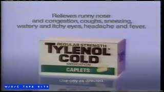 Tylenol Cold Medication Commercial  1989 [upl. by Amalee962]