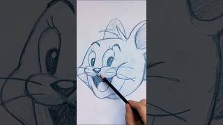 Drawing Jerry from Tom amp Jerry shorts diy art [upl. by Ecirtahs]