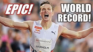 IT FINALLY HAPPENED  A LEGENDARY World Record in Mens 400 Hurdles for Karsten Warholm [upl. by Kellen460]