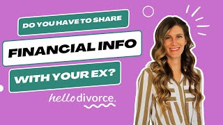 Do You Really Have to Share Financial Disclosures With Your Ex in California Divorce [upl. by Lancey]