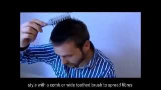 Mane Hair Loss Fibres  to cover Hair Loss and conceal roots  Demo Video [upl. by Conway]