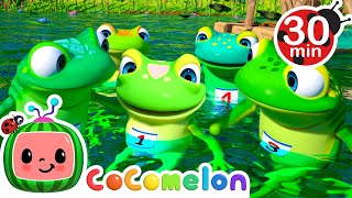 Five Little Speckled Frogs  CoComelon Loops  Nursery Rhymes amp Kids Songs [upl. by Nilla]