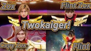 All different Twokaizer henshin IN MIX  Super Sentai Content [upl. by Goff743]