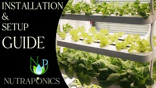 Nutraponics Hydroponics Setup and Assembly [upl. by Suhail]