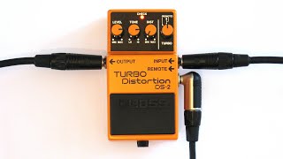 BOSS DS2 Turbo Distortion Demo [upl. by Ycak834]