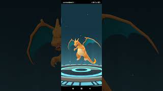 Charmeleon evolution into Mega Charizard in Pokemon Go [upl. by Jessamine]