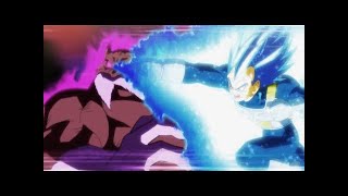 Vegeta Ssj Blue Evolution vs Toppo God of Destruction No17 and Frieza Vs Toppo English Dub [upl. by Rahm]