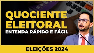 Como Funciona o cálculo das vagas nas Eleições Entenda o Quociente Eleitoral e Partidário [upl. by Enerual]