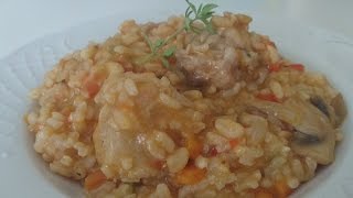 ARROZ CON POLLO AL ESTILO TURCO  Dastatu [upl. by Ahsiekan722]