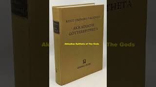 Akkadian Epithets of The Gods languages language books history [upl. by Akinnej]