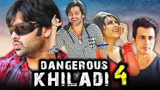 Dangerous Khiladi 4 HD Superhit South Action Comedy Dubbed Movie  Ram Pothineni Hansika Motwani [upl. by Tirrej295]