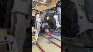 Lets take a look at how to change the rear fender of a FORTUNER repaircar automechanic car diy [upl. by Ecirtal]