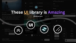 Top best UI library for web designs [upl. by Carney]