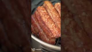 CHICHARRÓN PERFECTO EN AIR FRYER 🥓 shorts [upl. by Iruj]