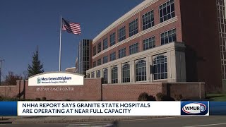 NHHA reports New Hampshire hospitals operating near full capacity [upl. by Brian]